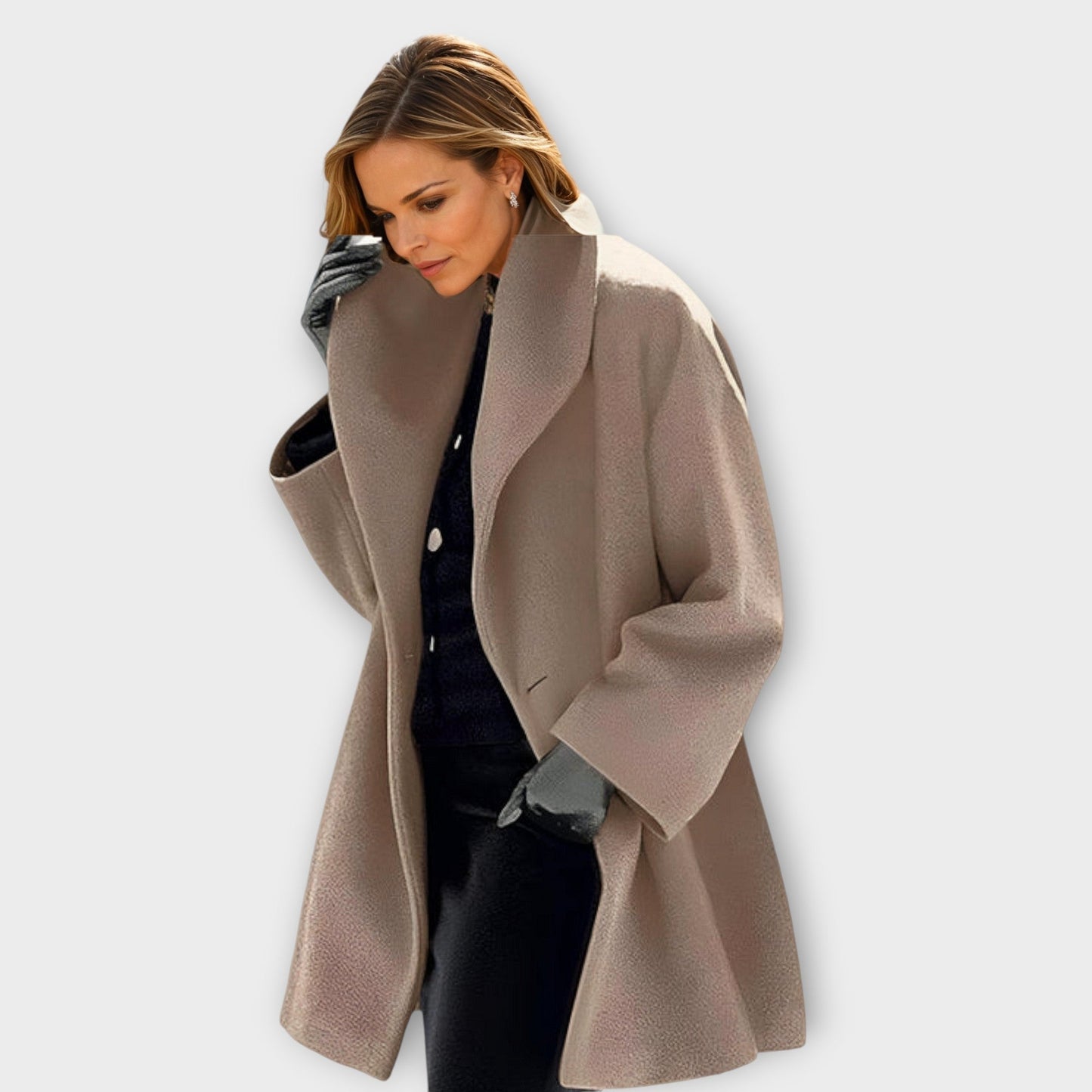 Oversized Wickelmantel für Damen - Image 4