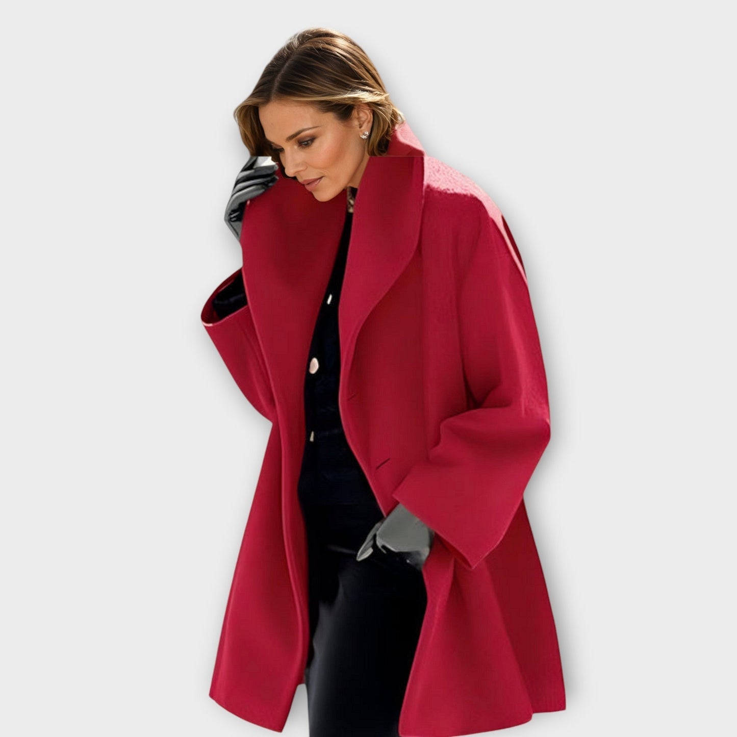 Oversized Wickelmantel für Damen - Image 2