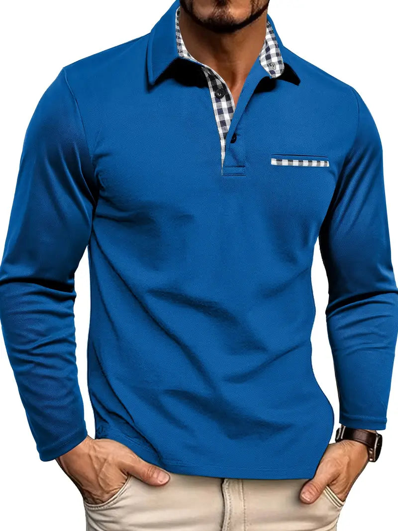 Langarm-Poloshirt für Herren - Image 5