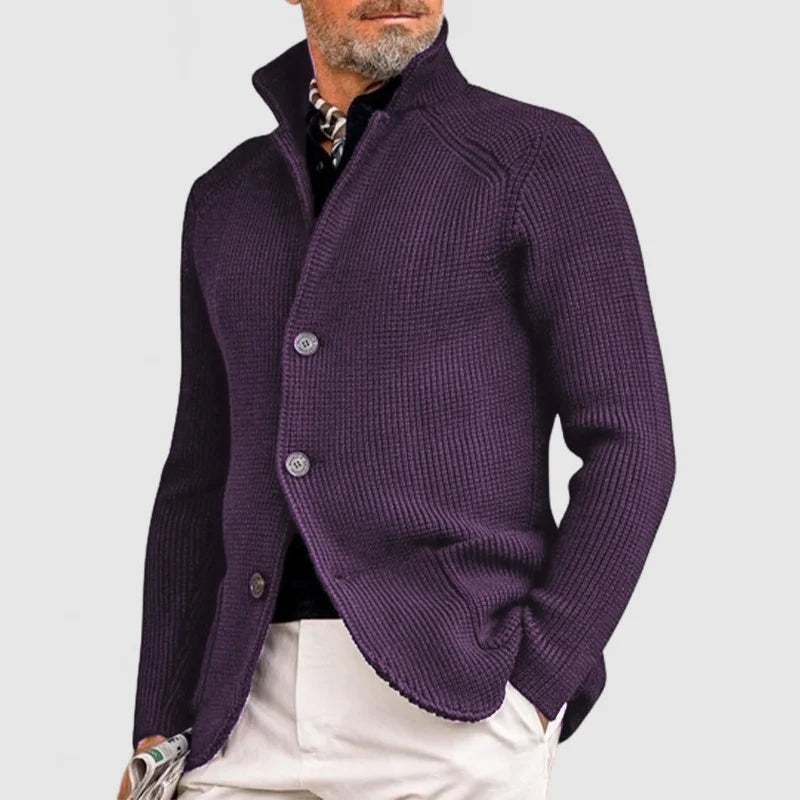 Gerippte Jacke mit Knopfleiste für Herren - Image 8