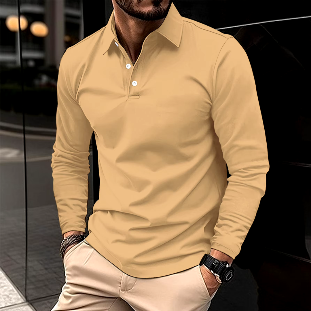 Langarm-Poloshirt für Herren - Image 7
