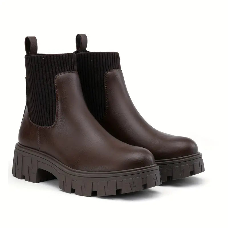 Plattform Chelsea Boots für Damen mit Stil – Victoria