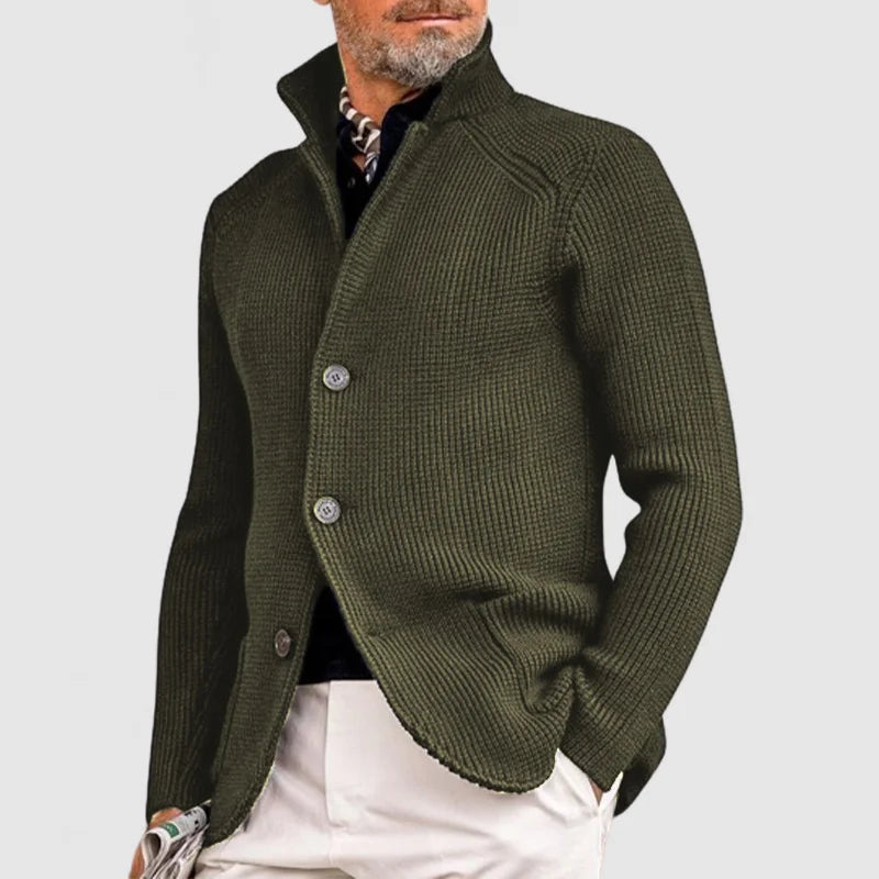Gerippte Jacke mit Knopfleiste für Herren - Image 2