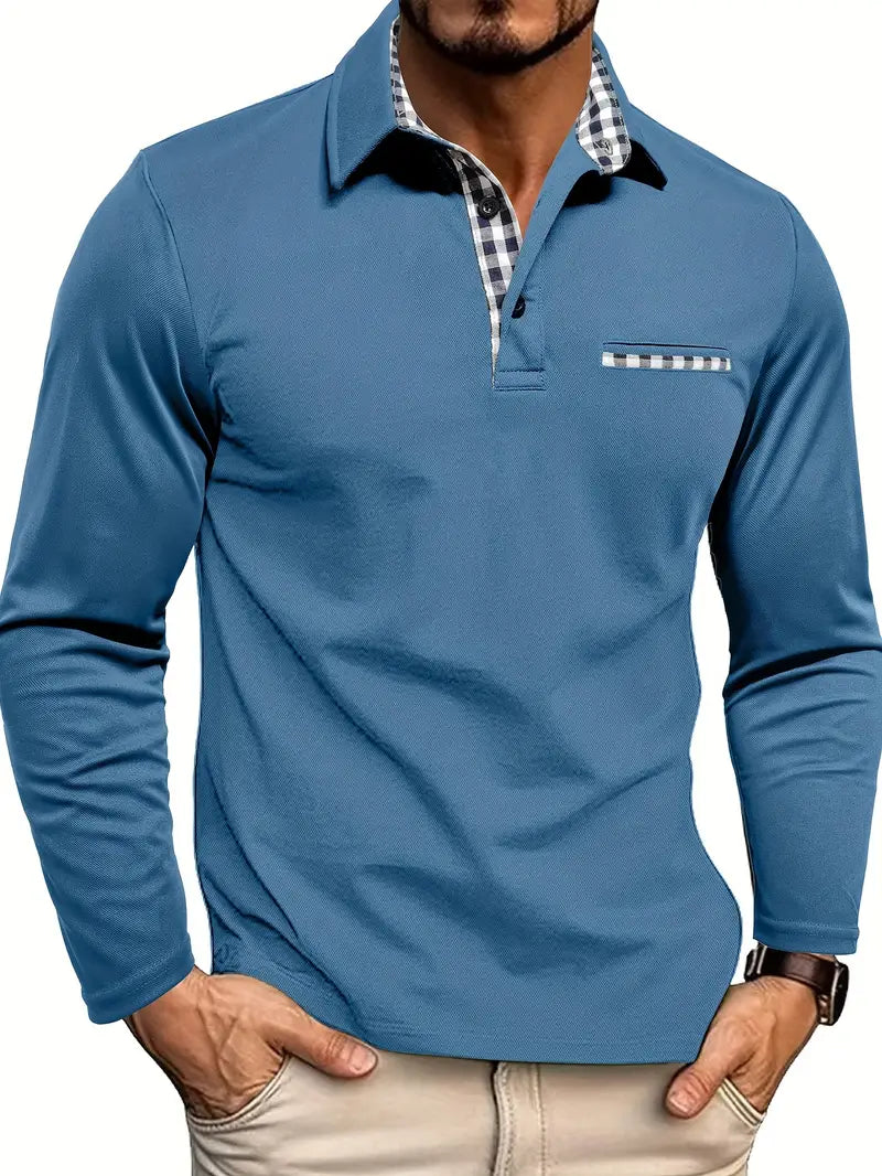 Langarm-Poloshirt für Herren - Image 4