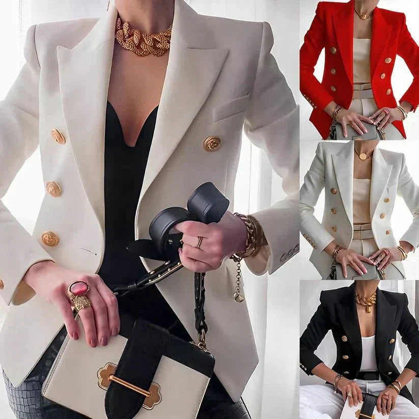 Zweireihiger Blazer für Damen - Image 1