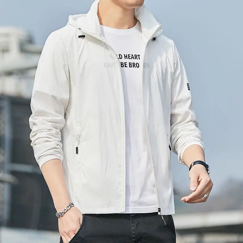 Wasserdichte Herrenjacke: Wind- und Regenschutz mit Stil – Leonard