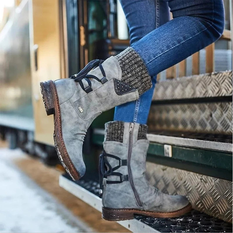 Orthopädische Winterstiefel mit warmem Innenfutter – Emilia