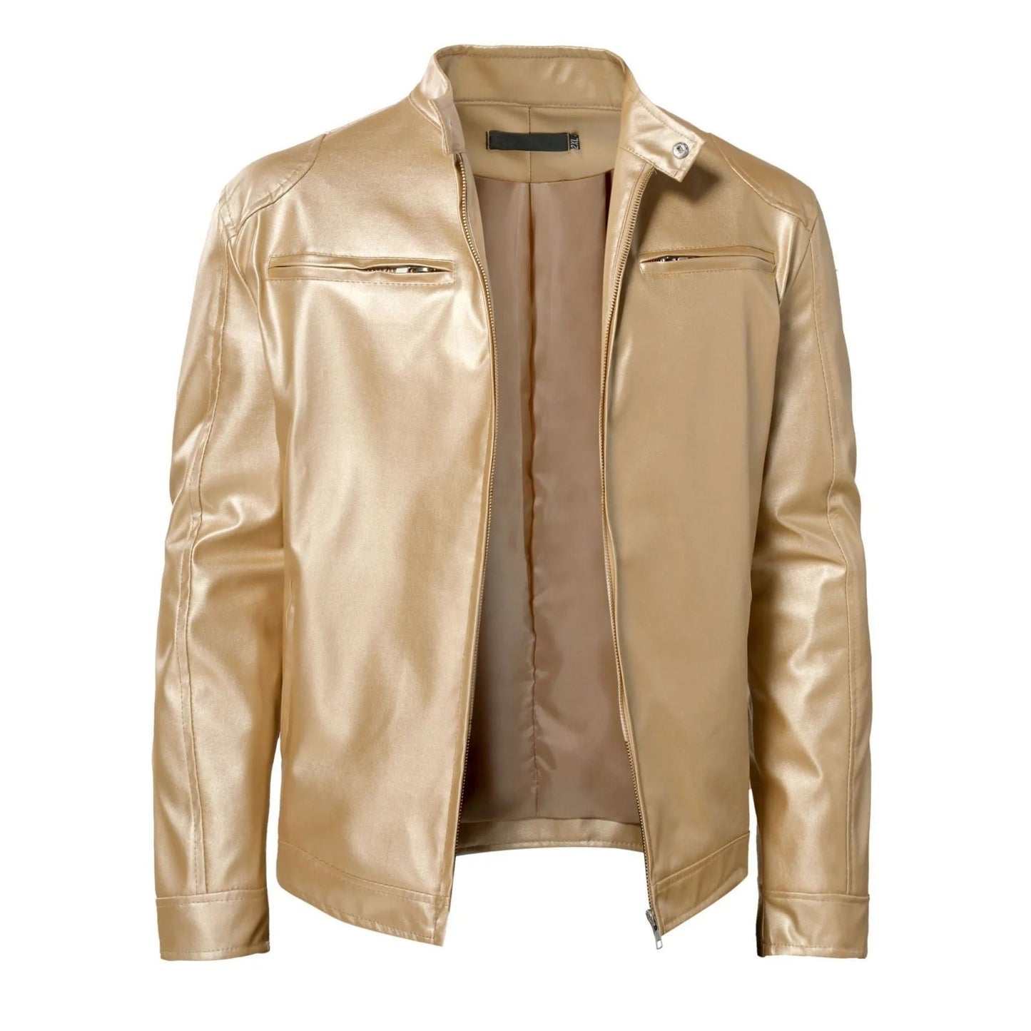 Cafe Racer Lederjacke für Herren - Image 15
