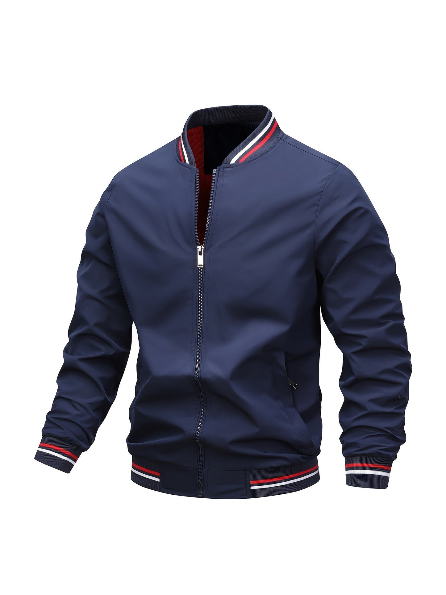 Bomberjacke für Herren mit geripptem Kragen - Image 6