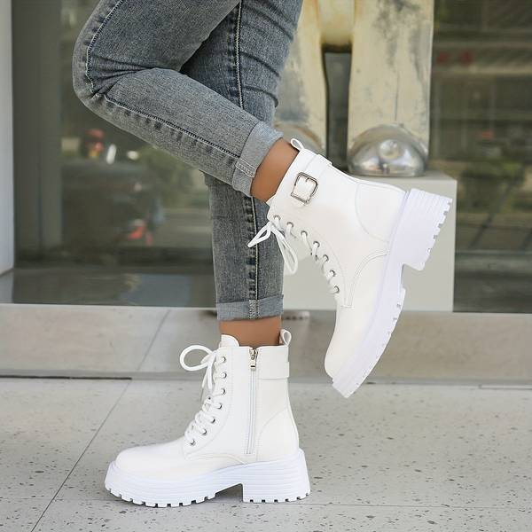 Kunstleder Damenstiefel elegant und zeitlos für jeden Anlass – Emilia