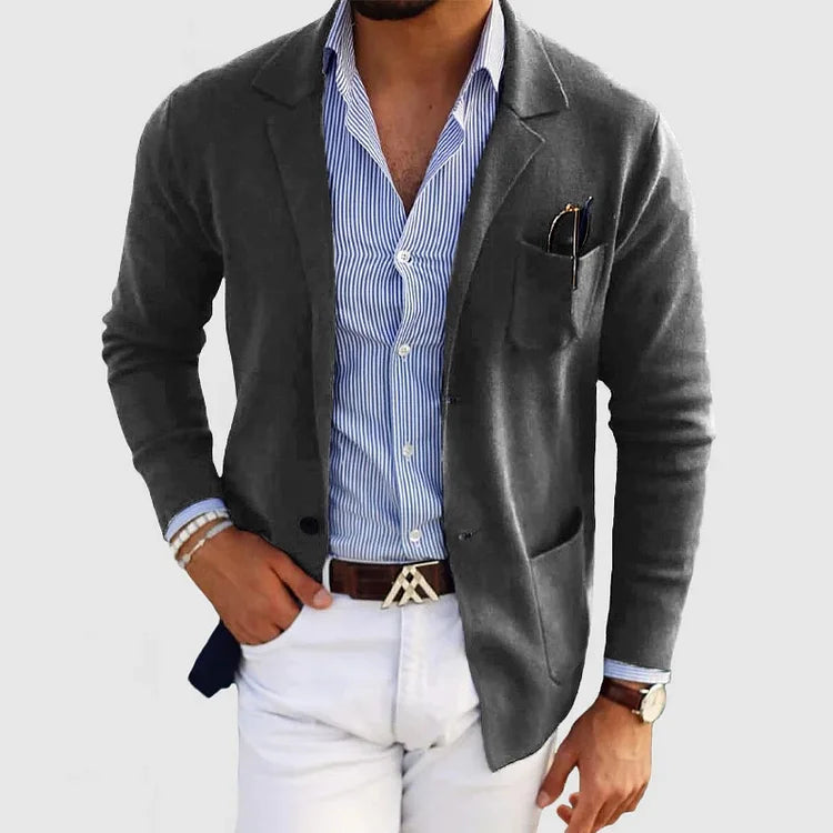 Lässiger Blazer mit entspannter Passform für Herren - Image 6