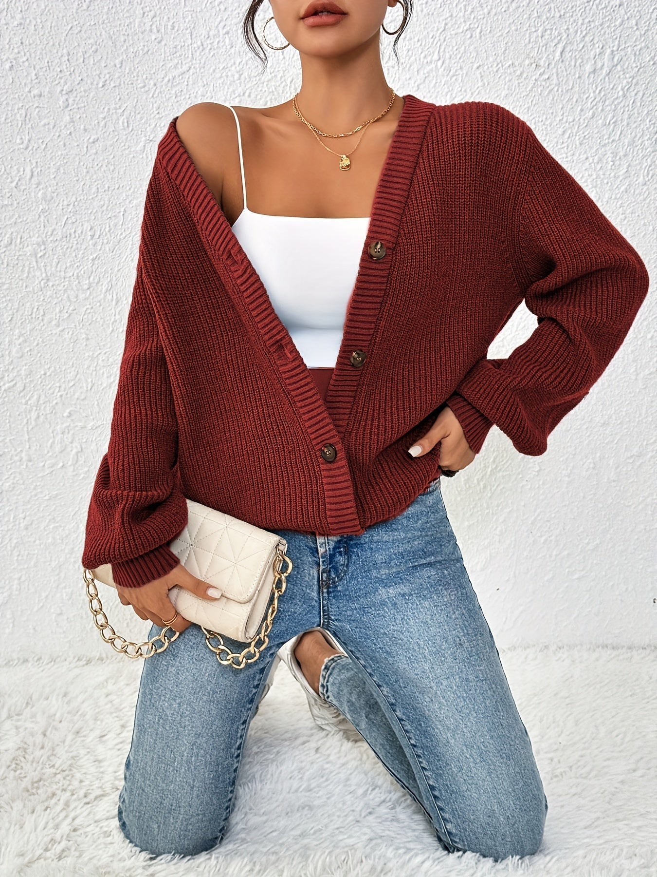 Damen Weste mit Knöpfen und Taschen – Sophia