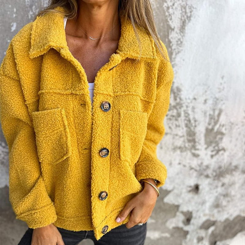 Button-Down Sherpa Jacke für Damen - Image 2