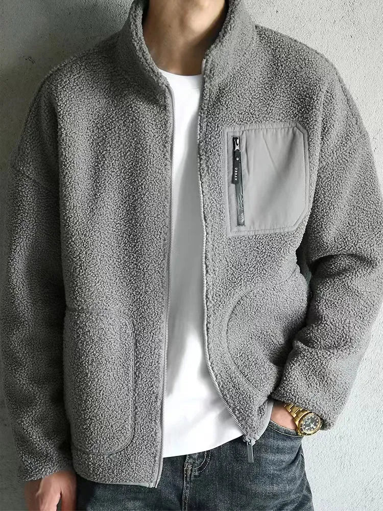 Fleecejacke mit durchgehendem Reißverschluss für Herren - Image 4