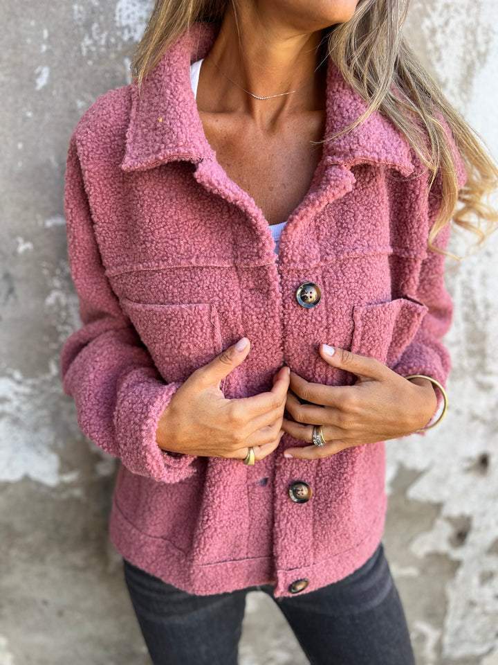 Button-Down Sherpa Jacke für Damen - Image 4