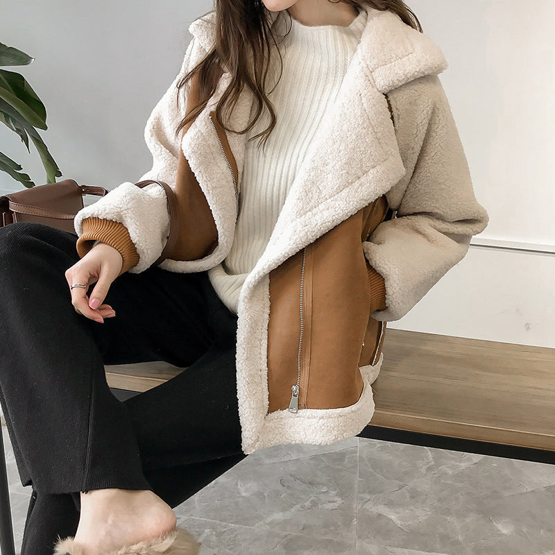 Sherpa-Kragen Jacke für Damen - Image 3
