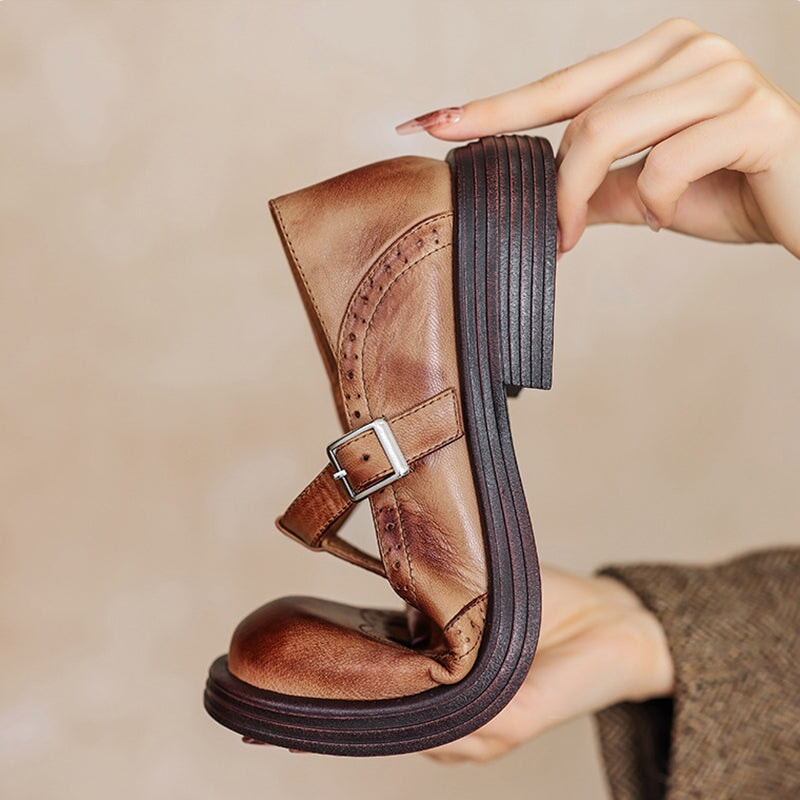 Plateau Mary Jane Schuhe für Damen - Image 5