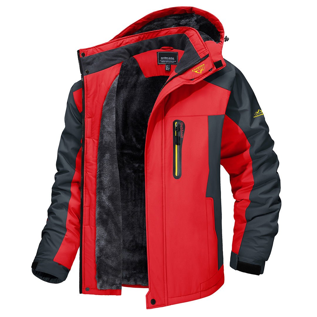 Kapuzen-Colorblock-Jacke für Herren - Image 4