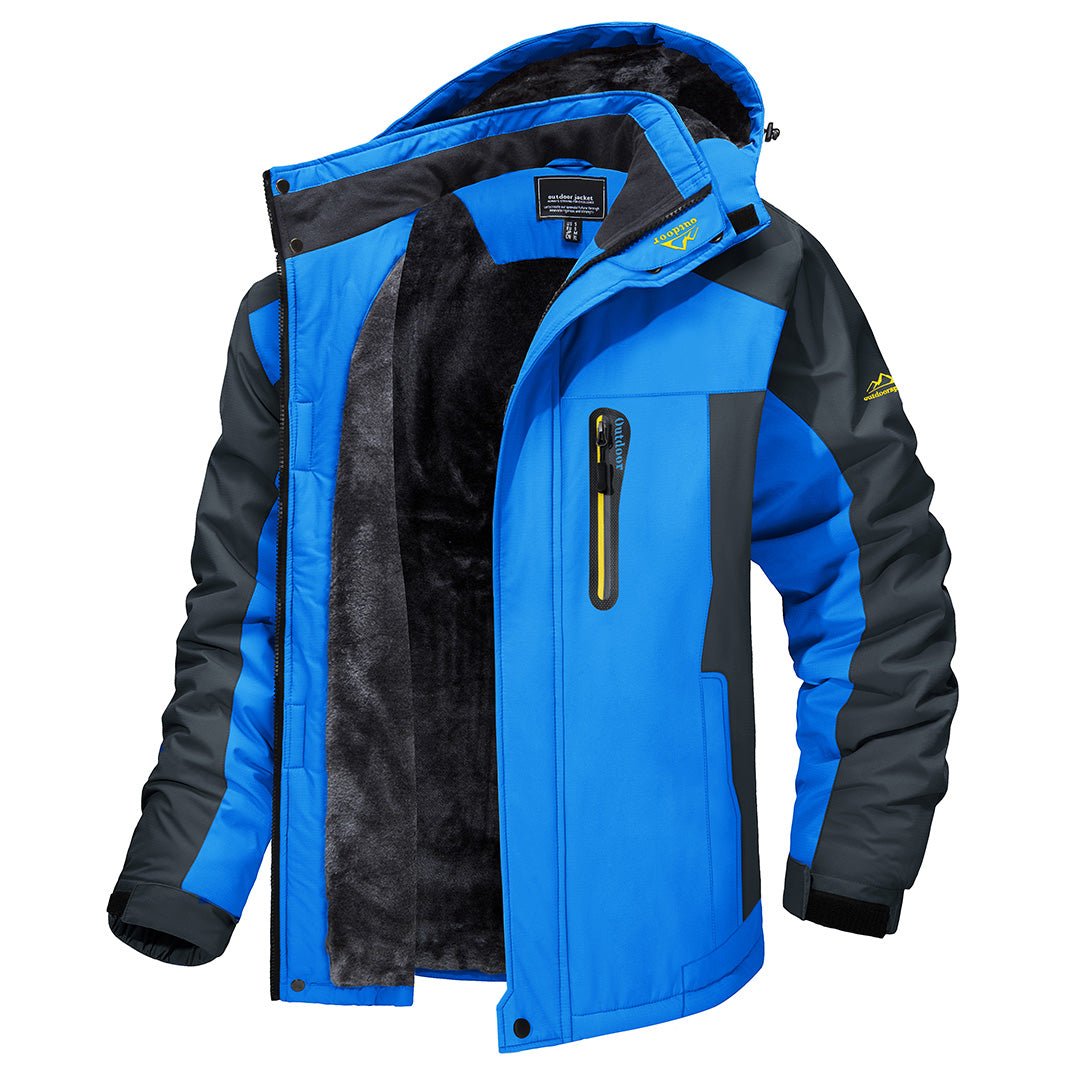 Kapuzen-Colorblock-Jacke für Herren - Image 2