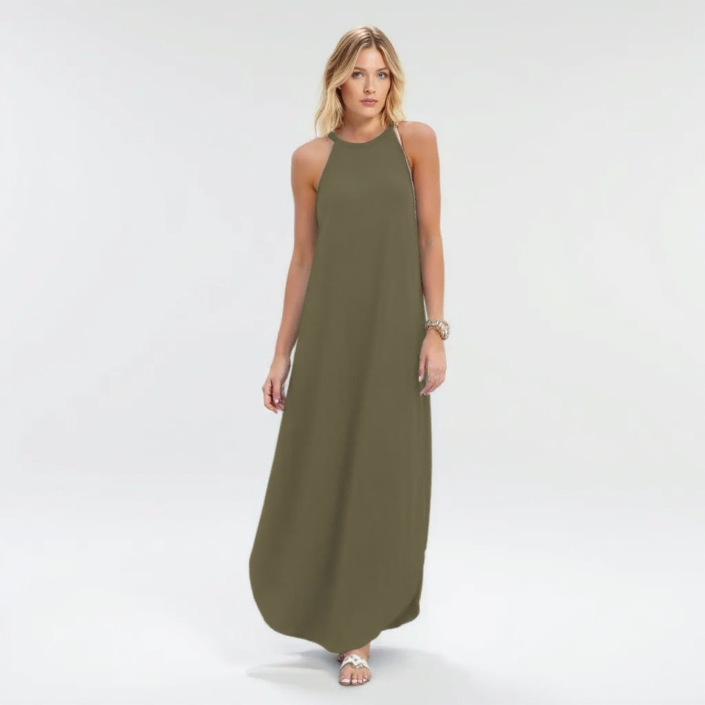 Isabella | Elegantes Fließendes Maxikleid