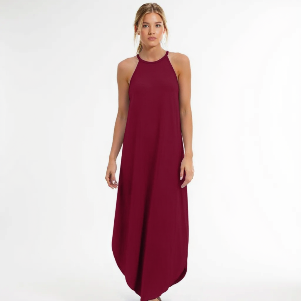 Isabella | Elegantes Fließendes Maxikleid