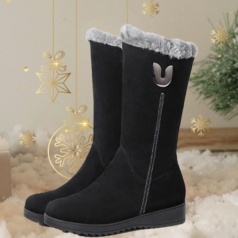 Winterstiefel mit hohem Schaft und warmem Futter – Lena