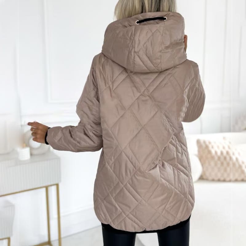 Gesteppter Kapuzenmantel für Damen - Image 7