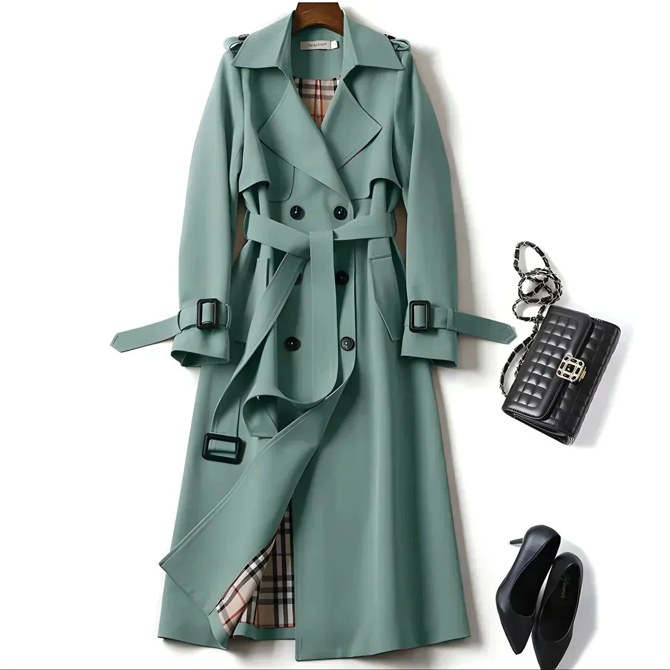 Trenchcoat mit Gürtel für Damen - Image 7