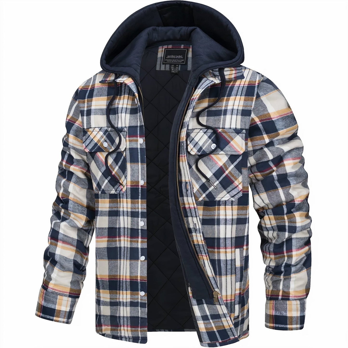 Kapuzen-Plaidjacke für Herren - Image 7