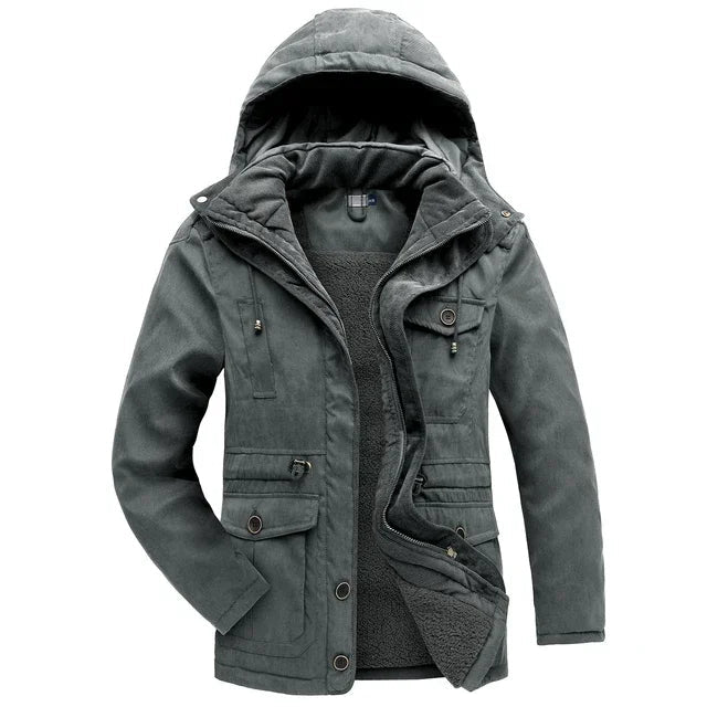Kapuzen-Militärjacke für Herren - Image 2