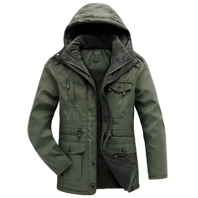 Kapuzen-Militärjacke für Herren - Image 7
