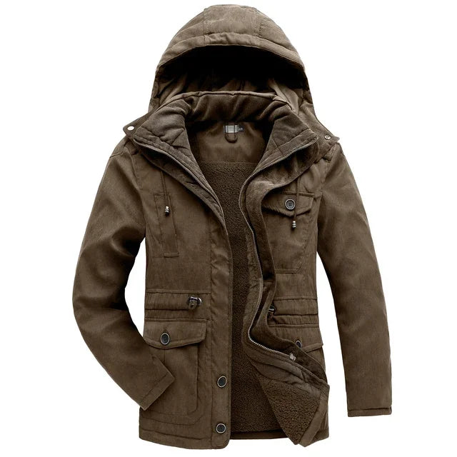 Kapuzen-Militärjacke für Herren - Image 4