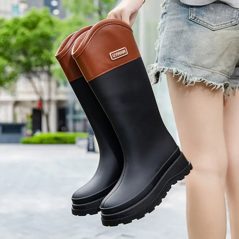 Stilvolle wasserdichte Regenstiefel für Damen – Helena
