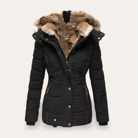 Kapuzen-Pufferjacke für Damen - Image 1