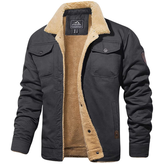 Sherpa-Kragen Jacke für Herren - Image 1