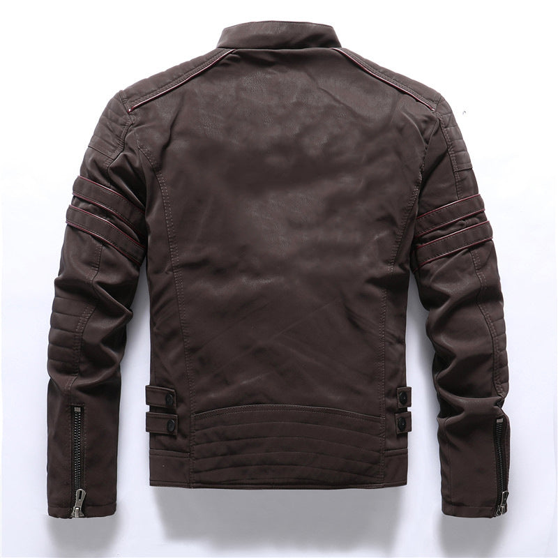 Slim Fit Bikerjacke für Herren - Image 4