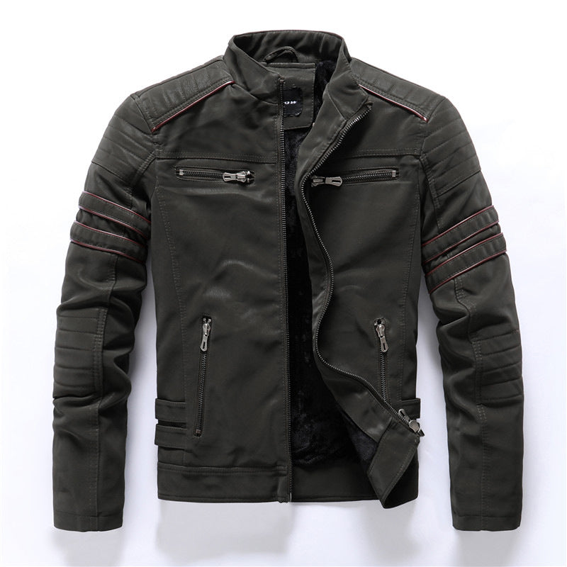 Slim Fit Bikerjacke für Herren - Image 2
