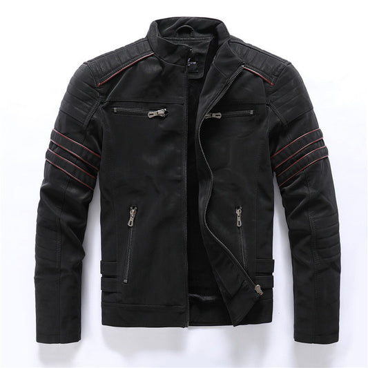 Slim Fit Bikerjacke für Herren - Image 1
