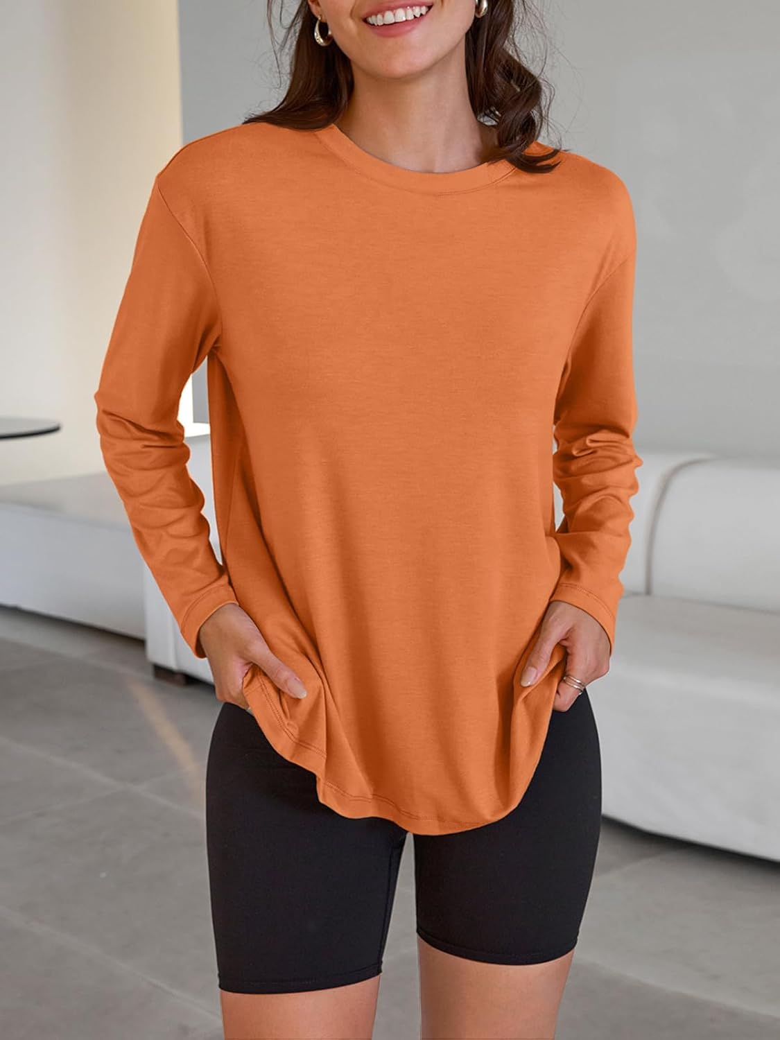 Oversized Langarmshirt für Damen - Image 61