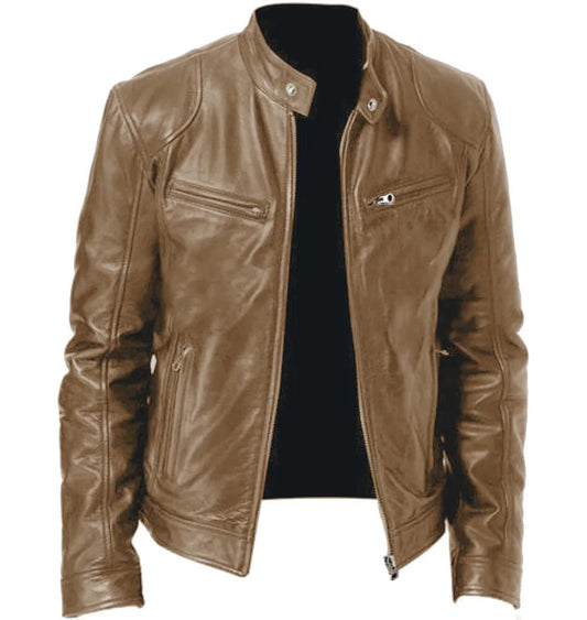 Cafe Racer Lederjacke für Herren - Image 1