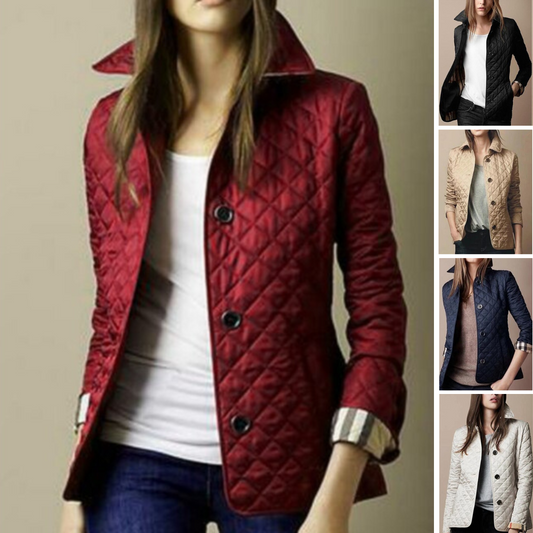 Gesteppte Jacke mit Knopfleiste für Damen - Image 1