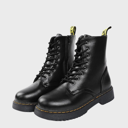 Damen Stiefel aus Kunstleder – elegant und bequem – Sophia