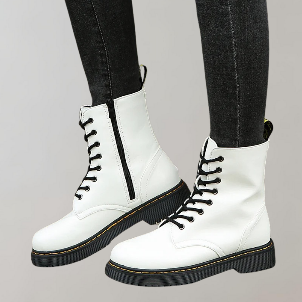 Damen Stiefel aus Kunstleder – elegant und bequem – Sophia