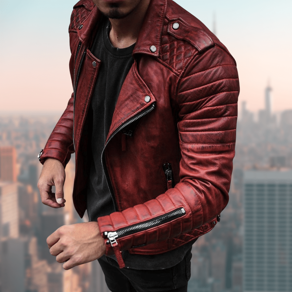 Kunstlederjacke für Herren: Zeitloser Stil und Langlebigkeit – Marco