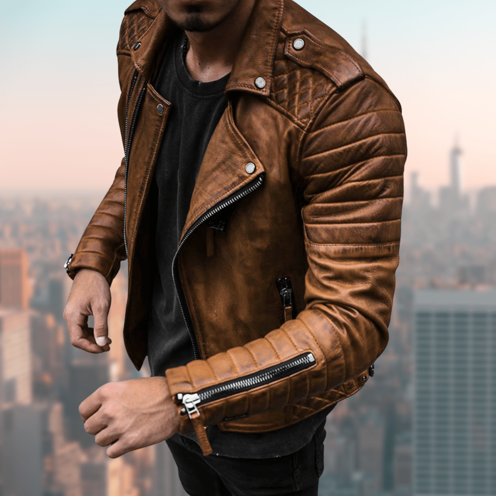 Kunstlederjacke für Herren: Zeitloser Stil und Langlebigkeit – Marco