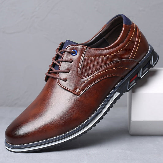 Herren Kunstleder Oxford Schnürschuhe für formelle Anlässe – Max