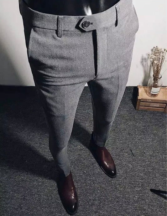 Schmal geschnittene Anzughosen für Herren - Image 1