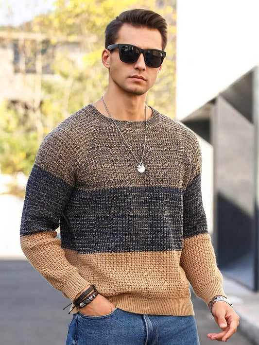 Rundhals Strickpullover für Herren - Image 1