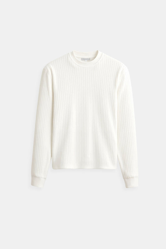 Gerippter Rundhals-Pullover für Herren - Image 1