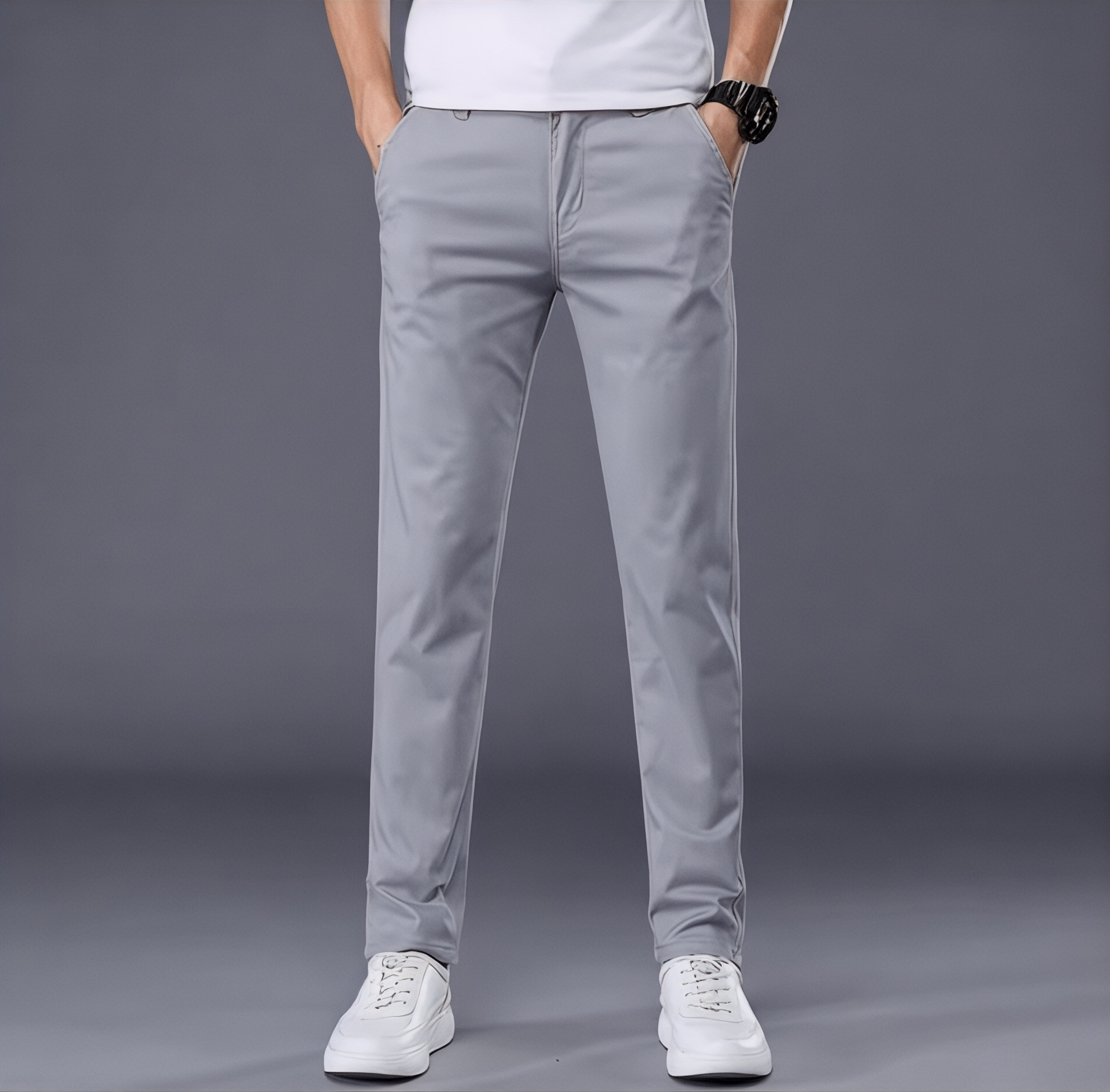 Slim-Fit Chino-Hosen für Herren - Image 11